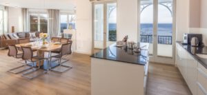 Küche und Essbereich im Penthouse "270 Grad"